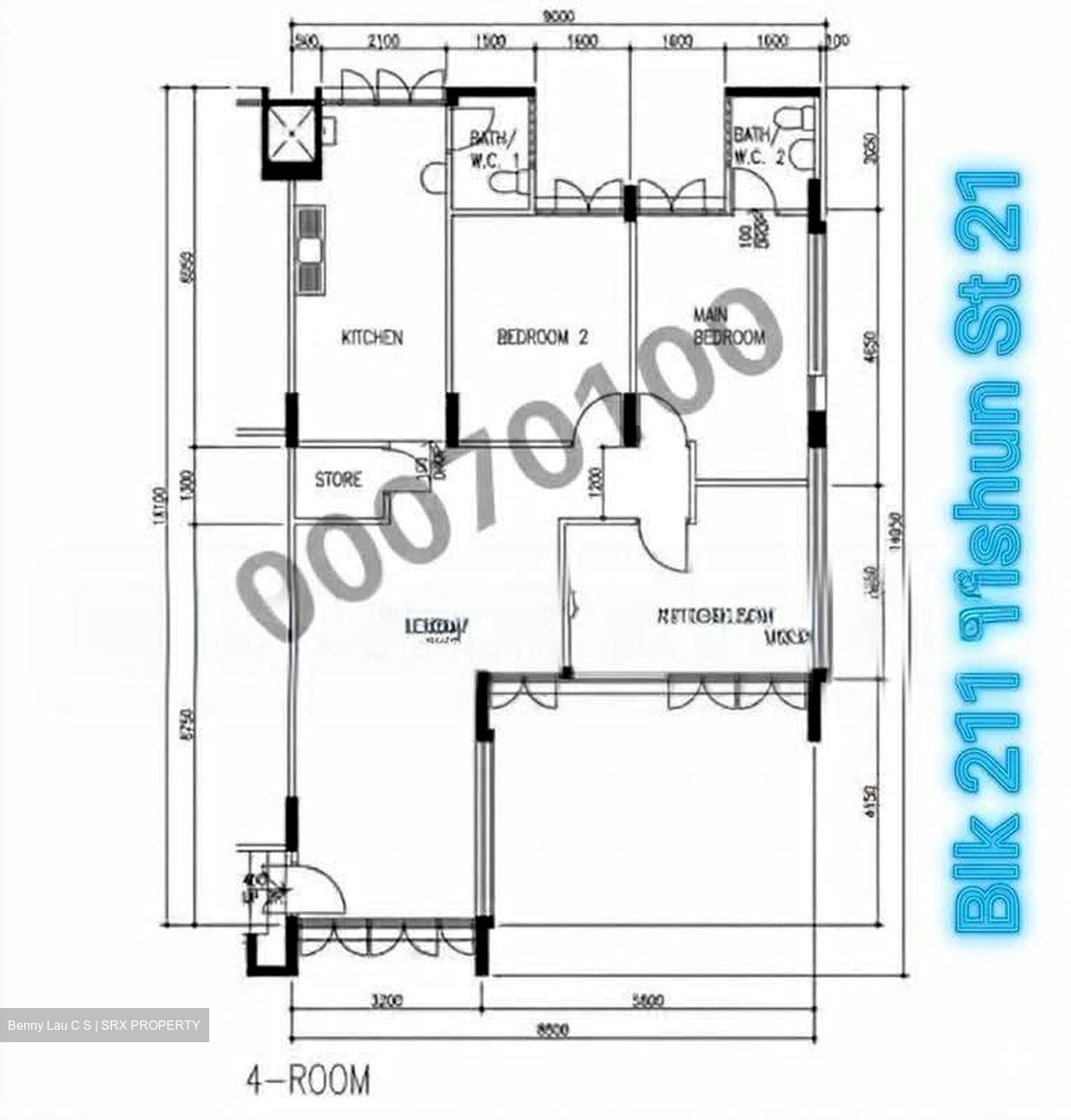 Blk 211 Yishun Palm Spring (Yishun), HDB 4 Rooms #635045231